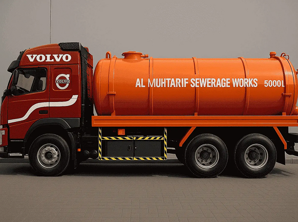 Professional water removal truck and equipment